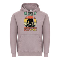 Vintage Zinc Bigfoot is real and he tried to eat my ass Vintage Hoodie - Bettercallsaul