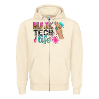 Sandshell nail tech life bbs Zipper Hoodie - BundleAndBundleShop