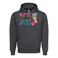Smoke nail tech life bbs Zipper Hoodie - BundleAndBundleShop