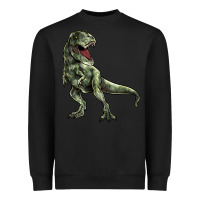 Black T-rex Heavyweight Sweatshirt - HowdyJamesFarm