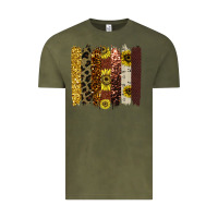 Vintage Olive fall glitter brush strokes Vintage Tee - Bettercallsaul