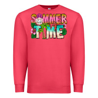 Cardinal Summer Time Premium Sweatshirt - CowhideDigitalArt