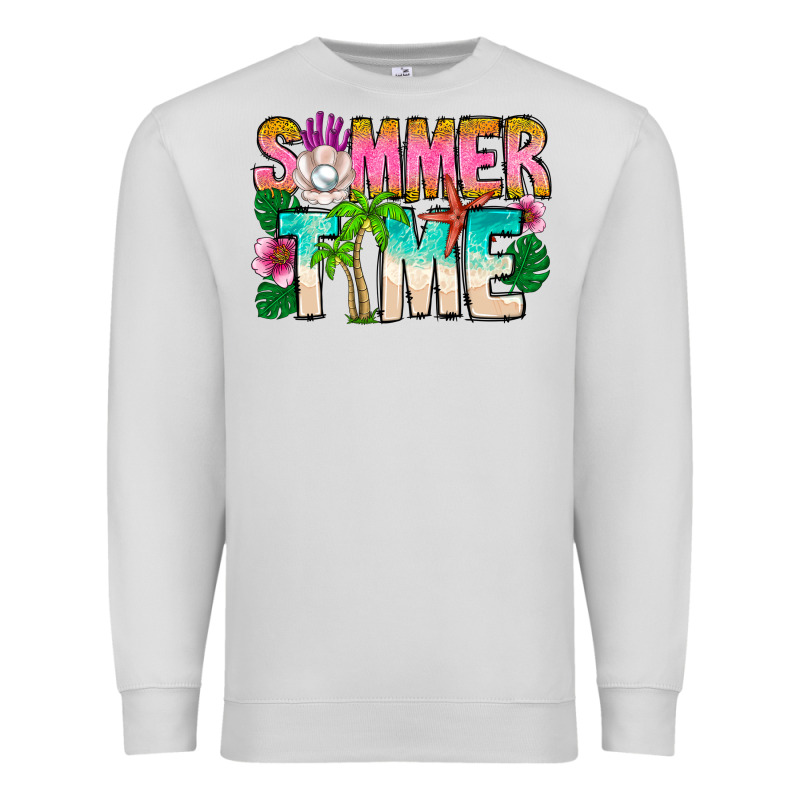 Summer Time Premium Sweatshirt by CowhideDigitalArt | Teevron