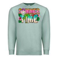 Seafoam Summer Time Premium Sweatshirt - CowhideDigitalArt