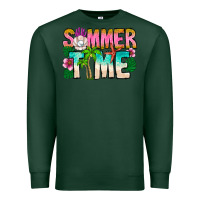 Sports Green Summer Time Premium Sweatshirt - CowhideDigitalArt