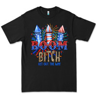 Black Boom Bıtch Get Out The Way Premium Tee - JahusDesignShop