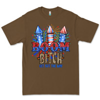 Cacao Boom Bıtch Get Out The Way Premium Tee - JahusDesignShop