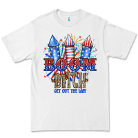 White Boom Bıtch Get Out The Way Premium Tee - JahusDesignShop