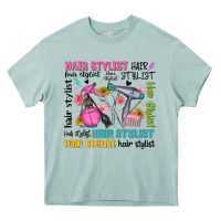 Hair Stylist Typography Heavy Core Tee | Teevron