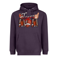Plum team mom Heavyweight Hoodie - CowhideDigitalArt