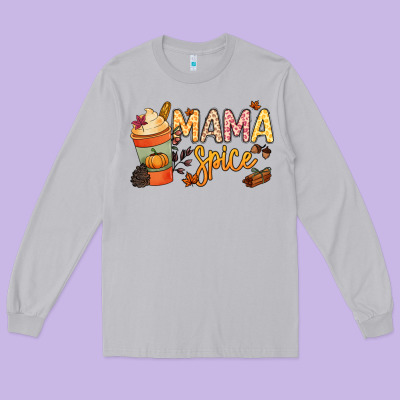 Mama Spice Long Sleeve Tee Designed By Nancycooperartshop