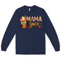 Navy Mama spice Long Sleeve Tee - NancyCooperArtShop
