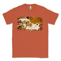 Copper leopard cowhide brushstroke Classic Tee - Jasminsmagicworld