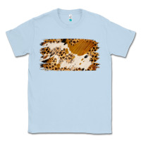 Dusty Blue leopard cowhide brushstroke Classic Tee - Jasminsmagicworld