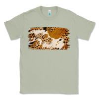 Matcha leopard cowhide brushstroke Classic Tee - Jasminsmagicworld