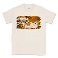 Natural leopard cowhide brushstroke Classic Tee - Jasminsmagicworld