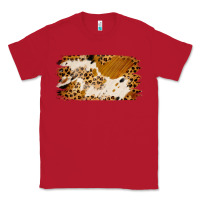 Red leopard cowhide brushstroke Classic Tee - Jasminsmagicworld