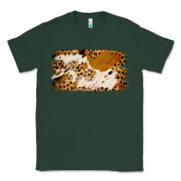 Sports Green leopard cowhide brushstroke Classic Tee - Jasminsmagicworld