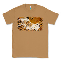 Toasted Coconut leopard cowhide brushstroke Classic Tee - Jasminsmagicworld