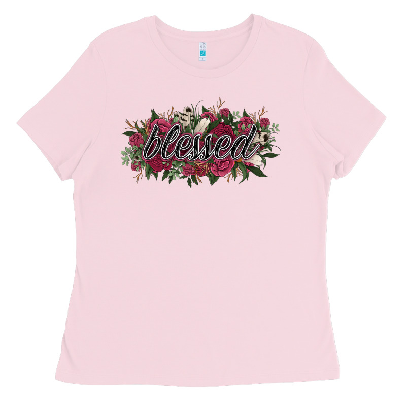 Blessed Ladies Tee by NancyCooperArtShop | Teevron