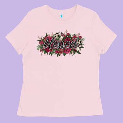 Blessed Ladies Tee Designed By Nancycooperartshop