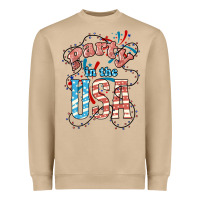 Mushroom Party in the USA 4th of july Heavyweight Sweatshirt - HowdyJamesFarm