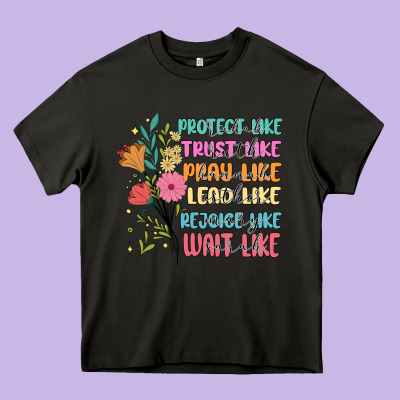 Women Of The Bible Heavy Core Tee Designed By Jahusdesignshop