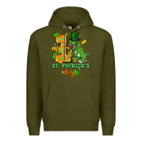 Army Green my first st. patricks day Premium Hoodie - FaDigitalArtStudio