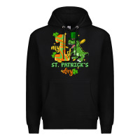 Black my first st. patricks day Premium Hoodie - FaDigitalArtStudio