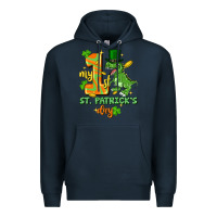Navy my first st. patricks day Premium Hoodie - FaDigitalArtStudio