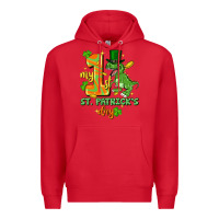 Red my first st. patricks day Premium Hoodie - FaDigitalArtStudio
