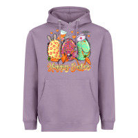 Lavender Happy Easter Eggs Nurse Heavyweight Hoodie - LillyAllenDesigns