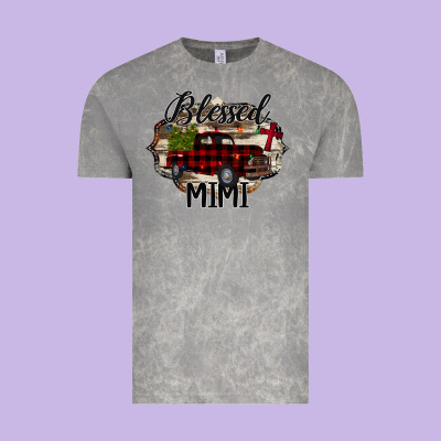 Blessed Mimi Christmas Truck Vintage Tee Designed By Bettercallsaul