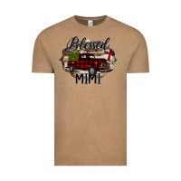 Vintage Coffee Blessed Mimi Christmas Truck Vintage Tee - Bettercallsaul