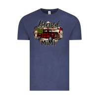 Vintage Denim Blessed Mimi Christmas Truck Vintage Tee - Bettercallsaul
