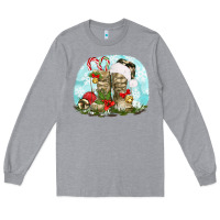 Heather Grey army boots christmas Long Sleeve Tee - texasbilliewilder