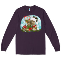 Plum army boots christmas Long Sleeve Tee - texasbilliewilder