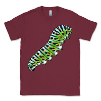 Burgundy Papilio Machaon Caterpillar Classic Tee - LillyAllenDesigns