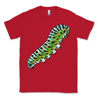 Red Papilio Machaon Caterpillar Classic Tee - LillyAllenDesigns