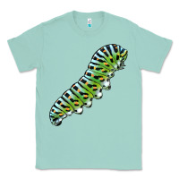 Seafoam Papilio Machaon Caterpillar Classic Tee - LillyAllenDesigns