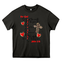 Asphalt for god so loved the world Heavy Core Tee - MaliasSmallBusiness