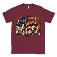 Burgundy football mom Classic Tee - Jasminsmagicworld