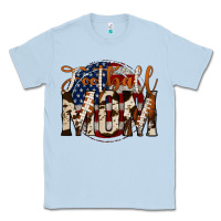 Dusty Blue football mom Classic Tee - Jasminsmagicworld