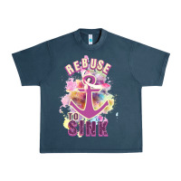 Midnight Navy Rebuse To Sink Urban Heavy Tee - Bettercallsaul