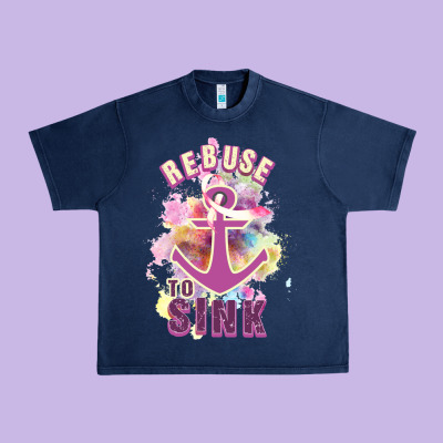 Rebuse To Sink Urban Heavy Tee Designed By Bettercallsaul