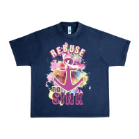 Navy Rebuse To Sink Urban Heavy Tee - Bettercallsaul
