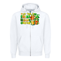 White Let the shenanigans begin St. Patrick's Day Zipper Hoodie - FaDigitalArtStudio