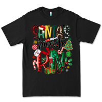 Black santas favorite registered nurse Premium Tee - MaliasSmallBusiness