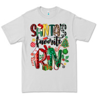 Dove Grey santas favorite registered nurse Premium Tee - MaliasSmallBusiness