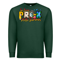 Sports Green So Long Pre K Hello Summer Premium Sweatshirt - CowhideDigitalArt